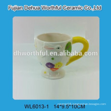 Ceramic milk cup for Easter holiday